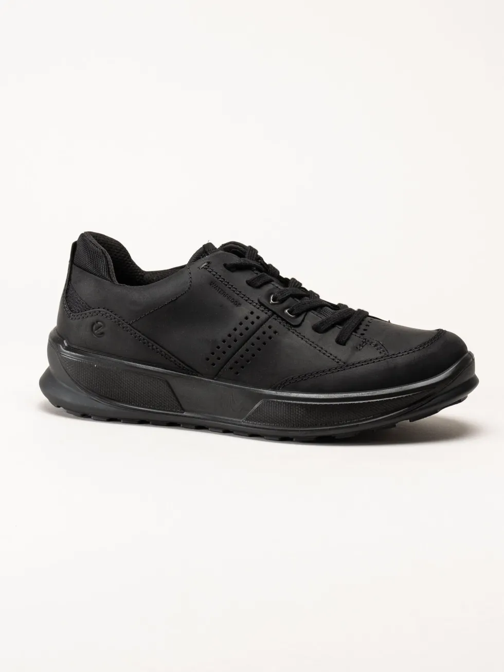 Ecco - Byway 2.0 Shoe WP - Svarta promenadskor i oljat skinn