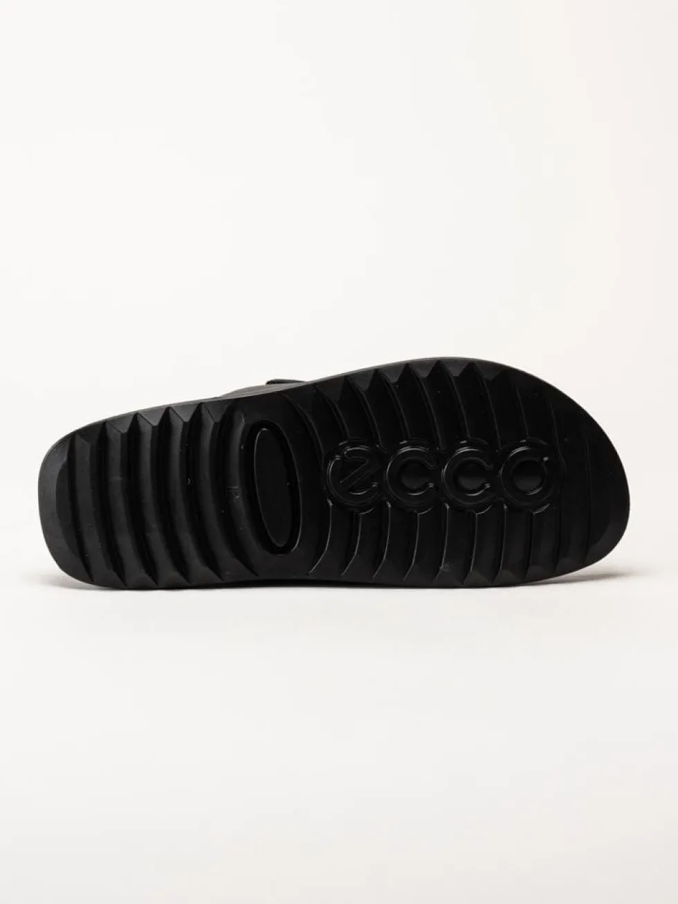 Ecco - Cozmo M Slide - Svarta slip in sandaler i skinn
