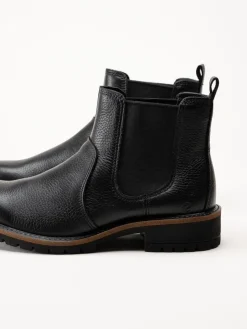 Ecco - Elaina - Svarta chelsea boots i skinn