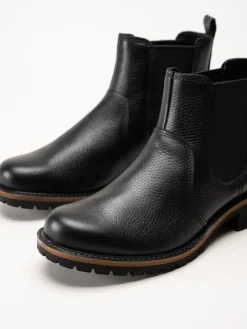 Ecco - Elaina - Svarta chelsea boots i skinn