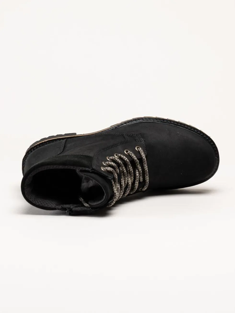 Ecco - Elaina - Svarta kängor i oljad nubuck