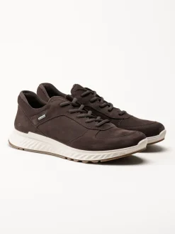 Ecco - Exostride Low GTX - Bruna promenadskor med Gore-Tex