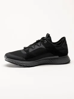 Ecco - Exostride - Svarta sportiga sneakers med Gore-Tex