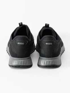 Ecco - Exostride W Low Gtx - Svarta promenadskor med GoreTex