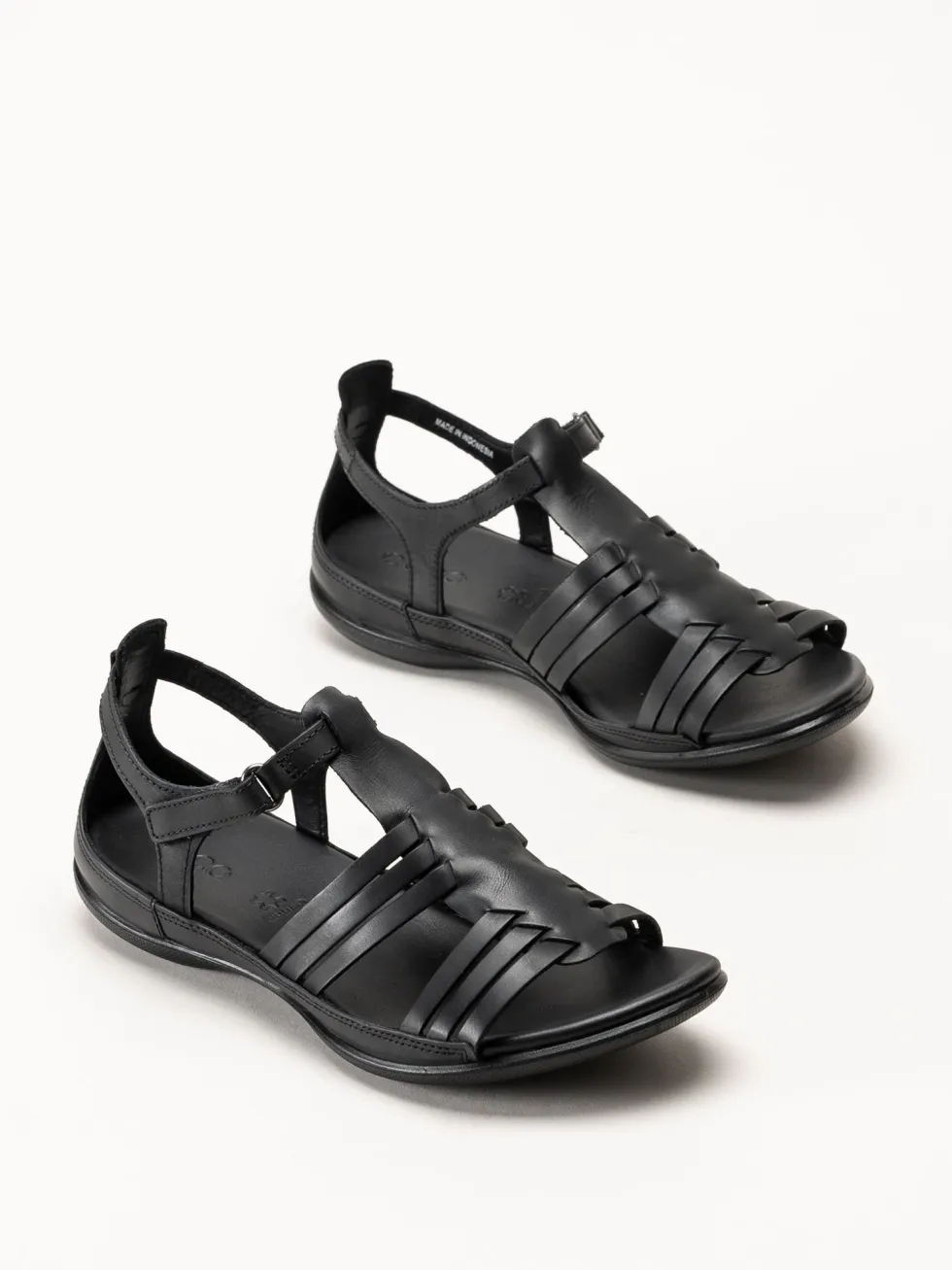 Ecco - Flash Roman - Svarta sandaler