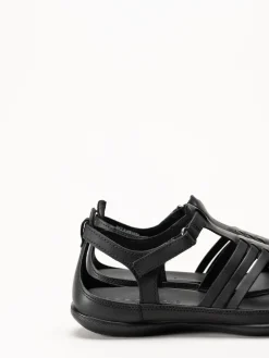 Ecco - Flash Roman - Svarta sandaler
