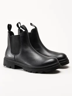 Ecco - Grainer Chelsea - Svarta chelsea boots i skinn