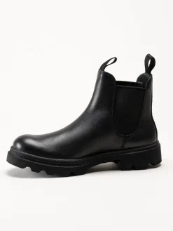Ecco - Grainer Chelsea - Svarta chelsea boots i skinn