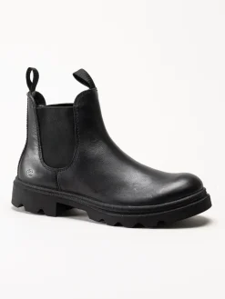 Ecco - Grainer Chelsea - Svarta chelsea boots i skinn