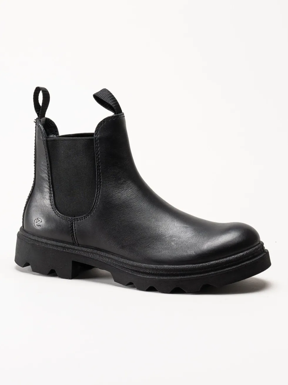 Ecco - Grainer Chelsea - Svarta chelsea boots i skinn