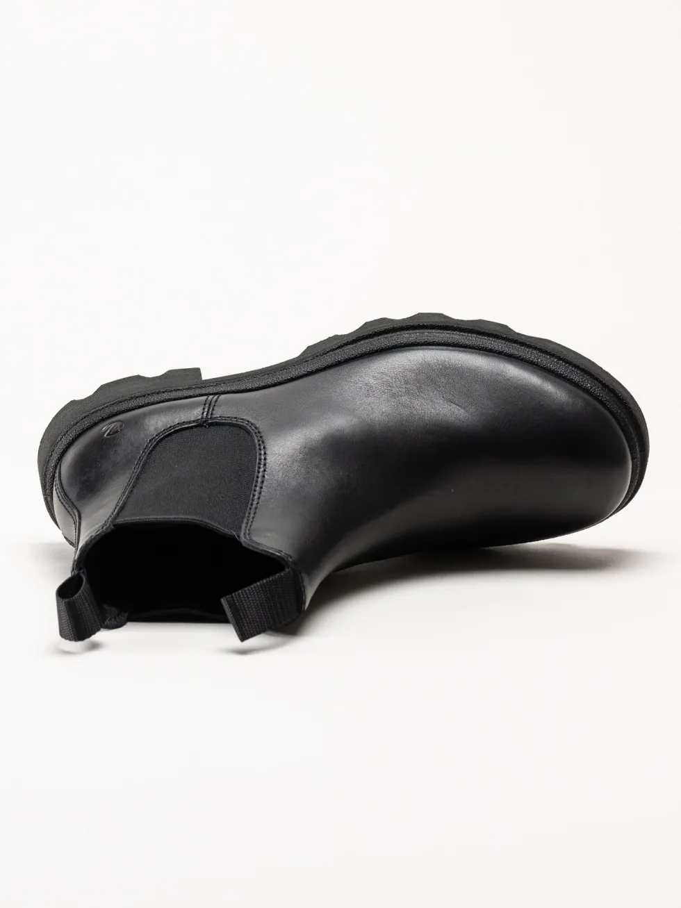 Ecco - Grainer Chelsea - Svarta chelsea boots i skinn