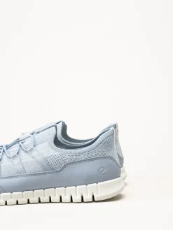 Ecco - Gruuv Lite - Ljusblå sneakers i mesh