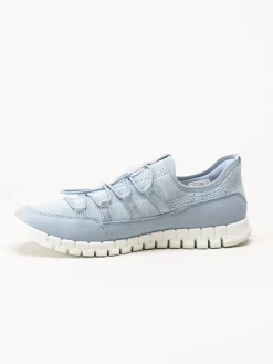 Ecco - Gruuv Lite - Ljusblå sneakers i mesh