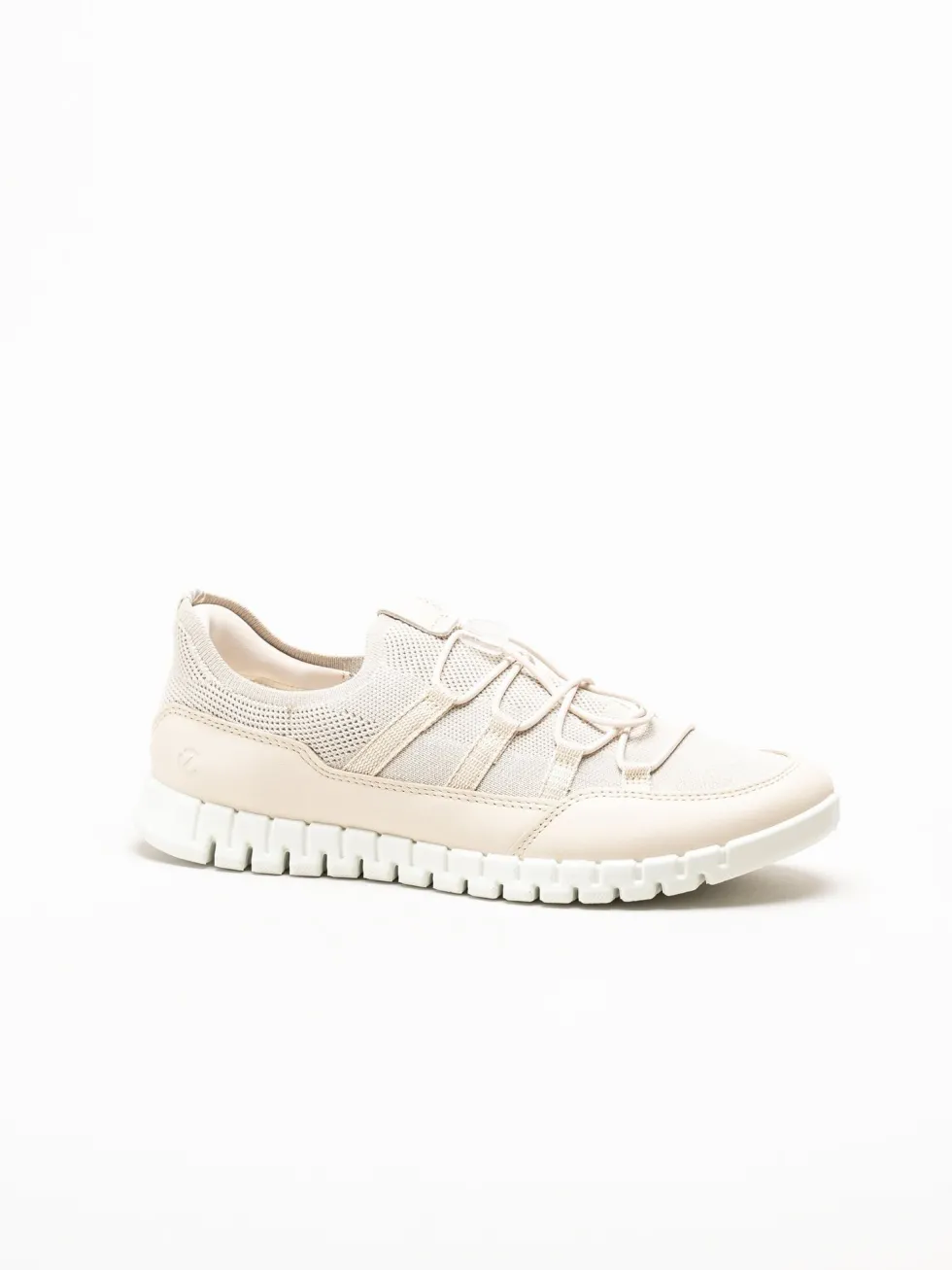 Ecco - Gruuv Lite W Tex sneaker - Beige sneakers i mesh