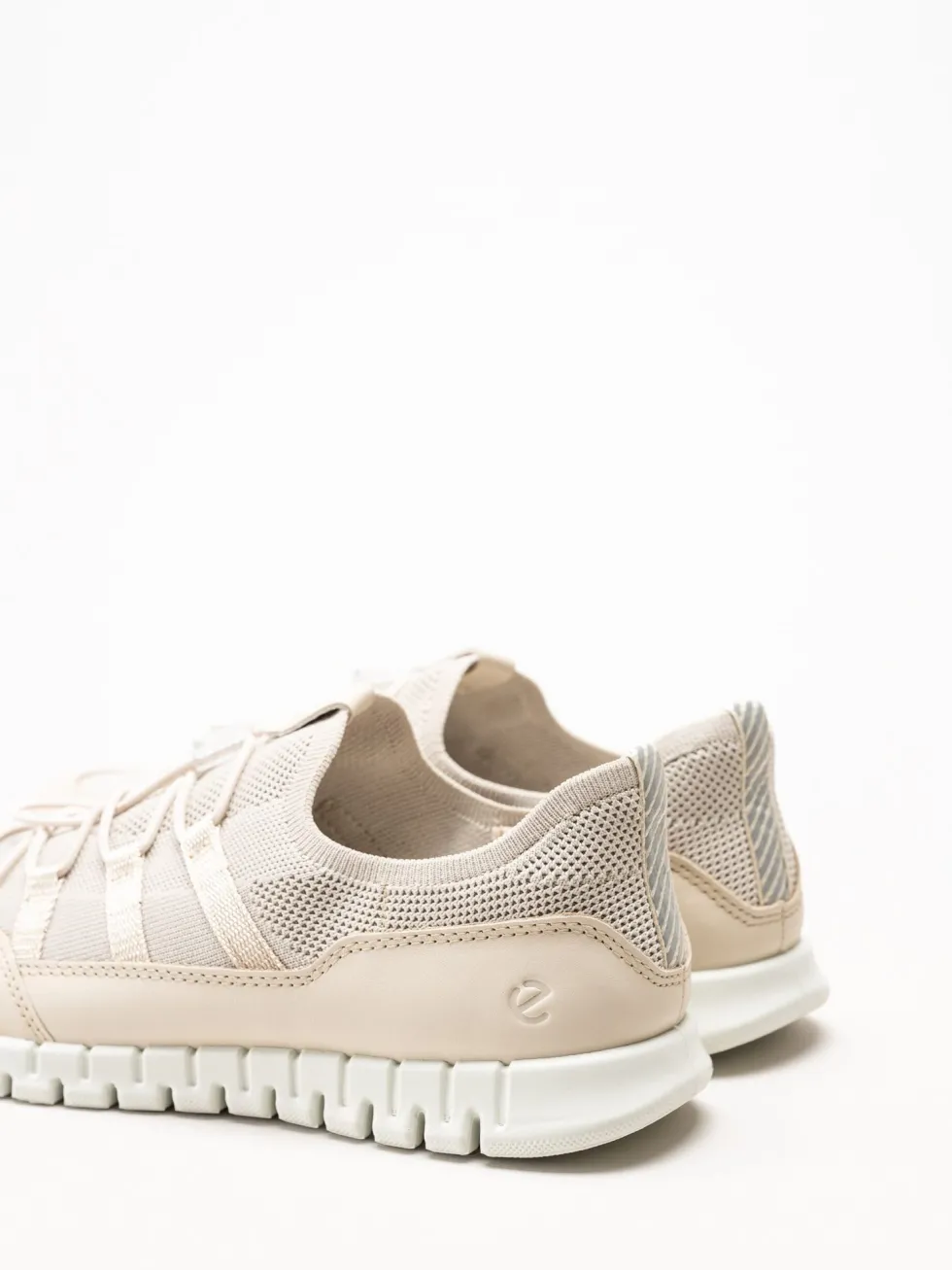 Ecco - Gruuv Lite W Tex sneaker - Beige sneakers i mesh
