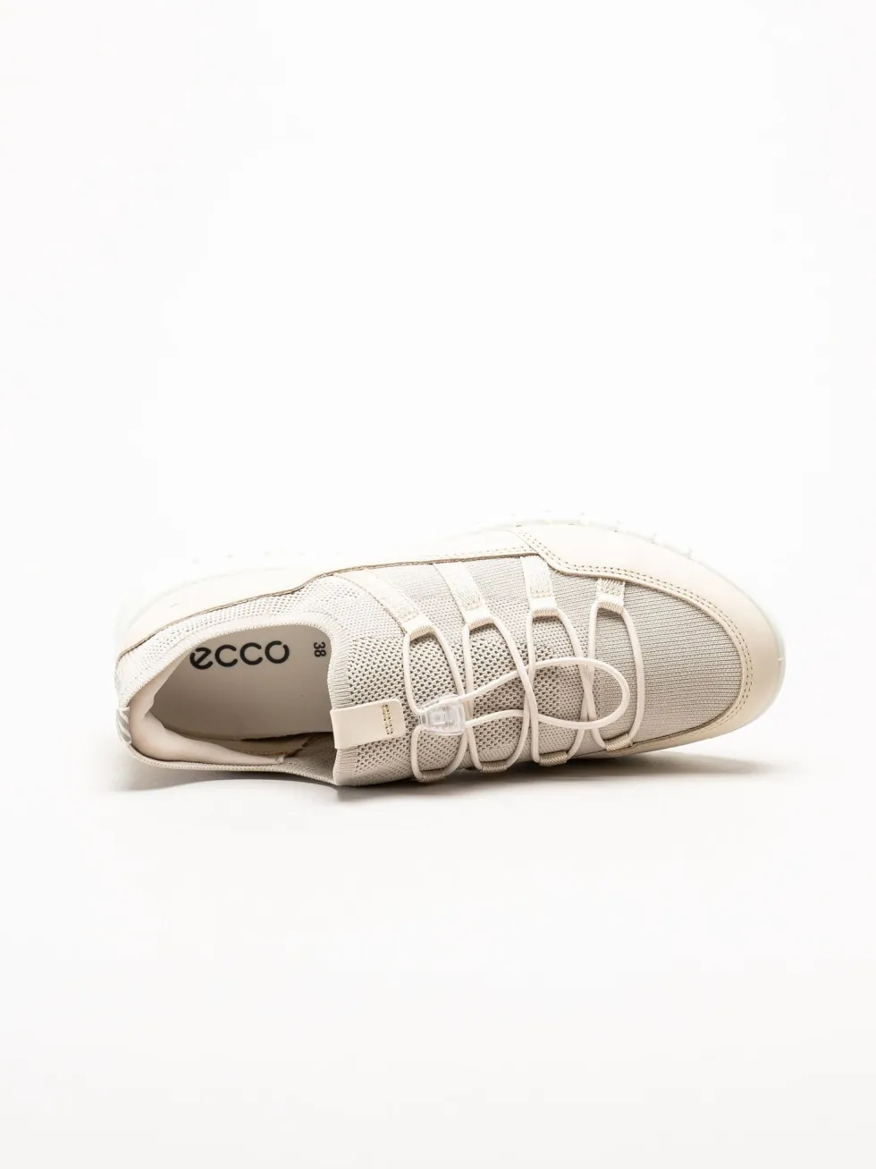 Ecco - Gruuv Lite W Tex sneaker - Beige sneakers i mesh