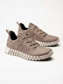 Ecco - Gruuv Sneaker Lea GTX - Bruna sneakers med Gore-Tex