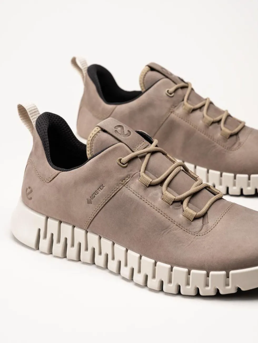 Ecco - Gruuv Sneaker Lea GTX - Bruna sneakers med Gore-Tex