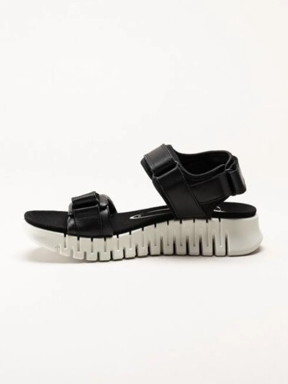 Ecco - Gruuv Sol Sandal - Svarta sportiga sandaler