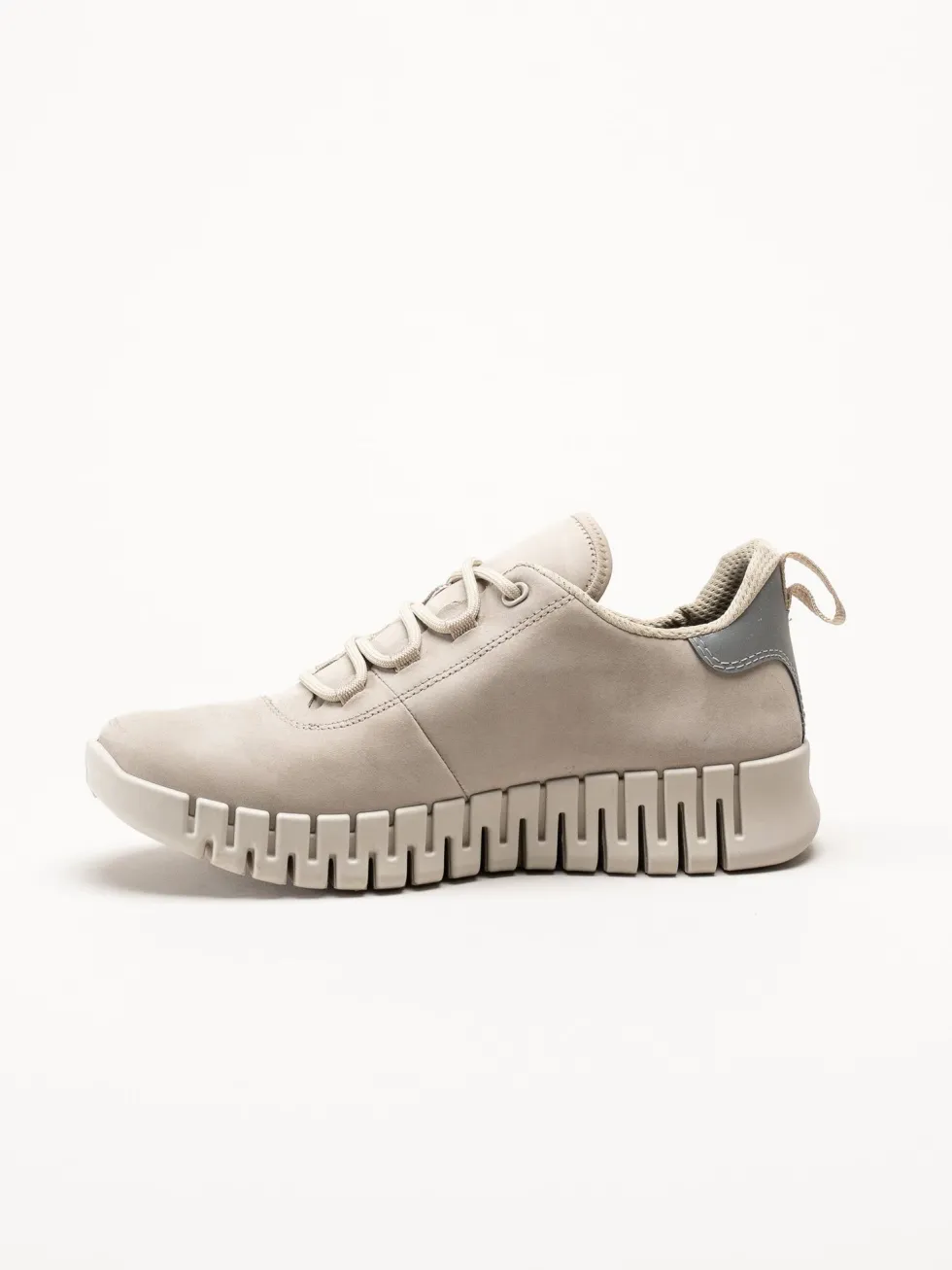Ecco - Gruuv W Sneaker Lea GTX - Beige sneakers i nubuck
