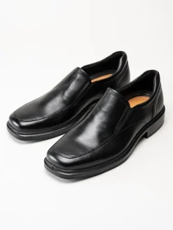 Ecco - Helsinki 2 M Slip On - Svarta slip on i skinn