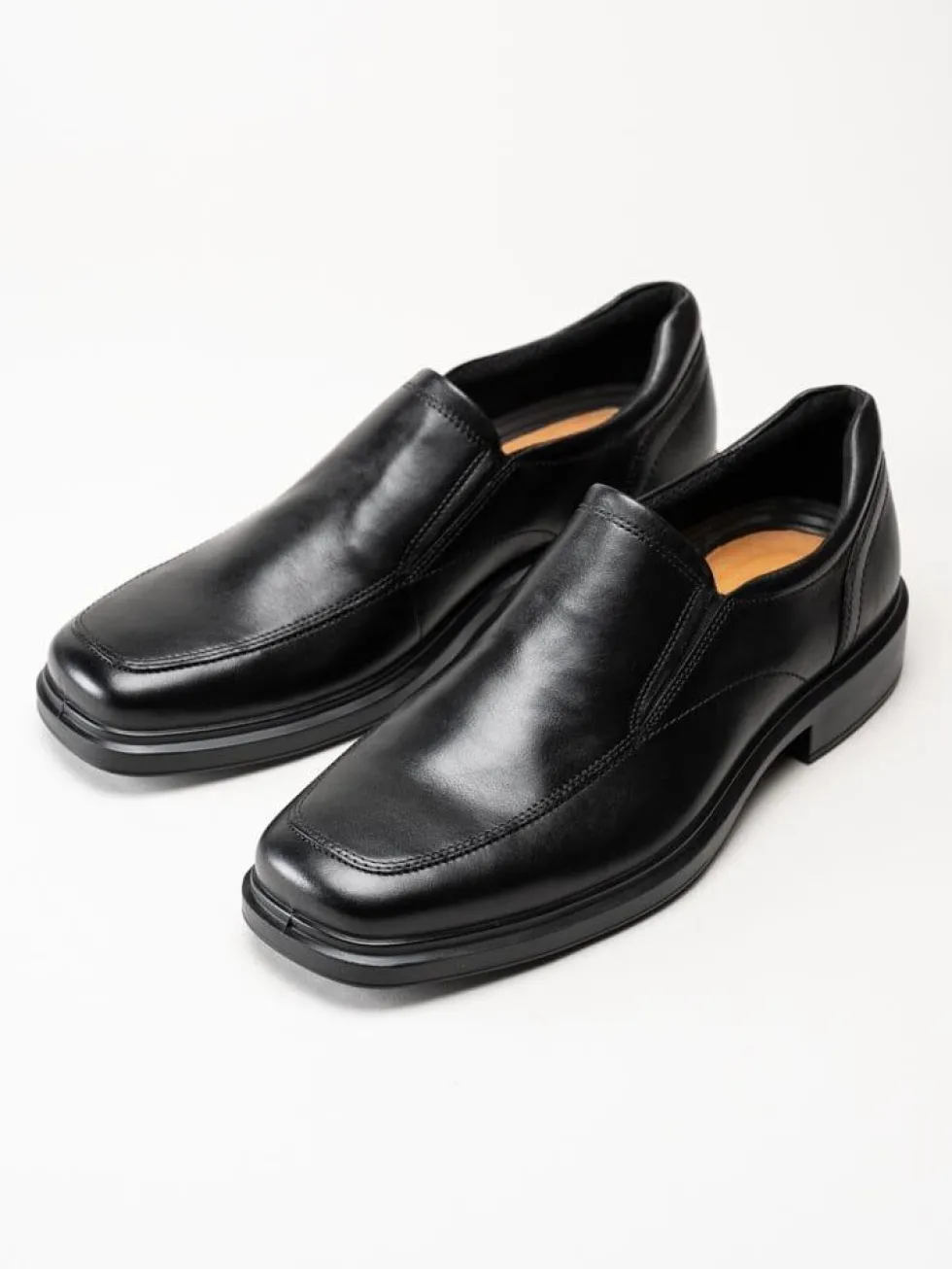 Ecco - Helsinki 2 M Slip On - Svarta slip on i skinn