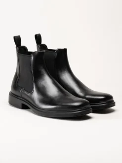 Ecco - Helsinki 2 M - Svarta chelsea boots i skinn