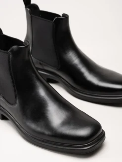 Ecco - Helsinki 2 M - Svarta chelsea boots i skinn