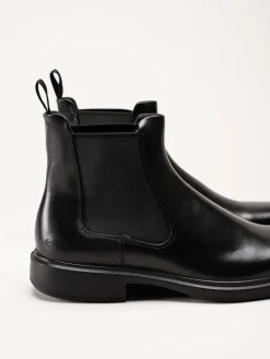 Ecco - Helsinki 2 M - Svarta chelsea boots i skinn