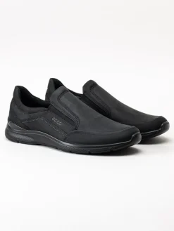 Ecco - Irving - Svarta slip on skor