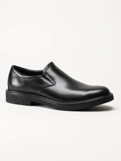 Ecco - London M Slip on - Svarta slip on skor i skinn