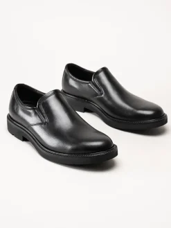 Ecco - London M Slip on - Svarta slip on skor i skinn