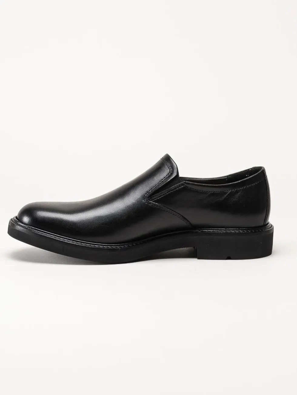 Ecco - London M Slip on - Svarta slip on skor i skinn