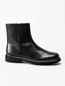 Ecco - Metro Amsterdam Clean - Svarta boots i skinn