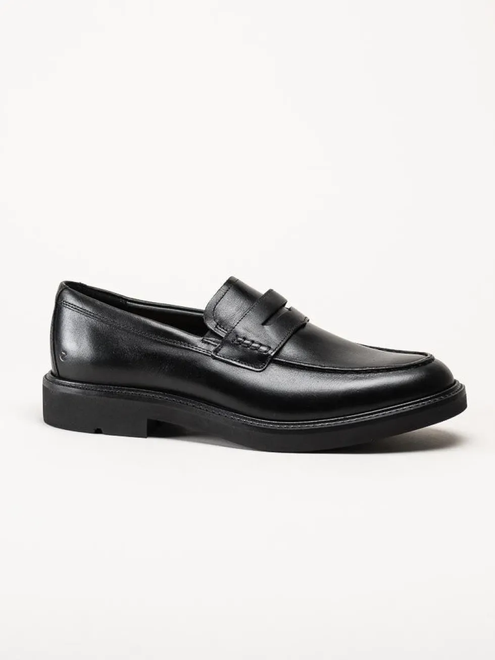 Ecco - Metropole London - Svarta loafers i skinn