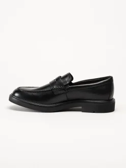 Ecco - Metropole London - Svarta loafers i skinn