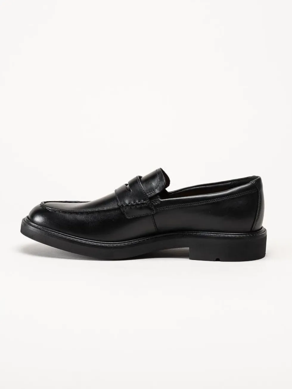 Ecco - Metropole London - Svarta loafers i skinn