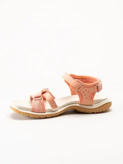 Ecco - Offroad Roam W Lea - Korallrosa sandaler i nubuck