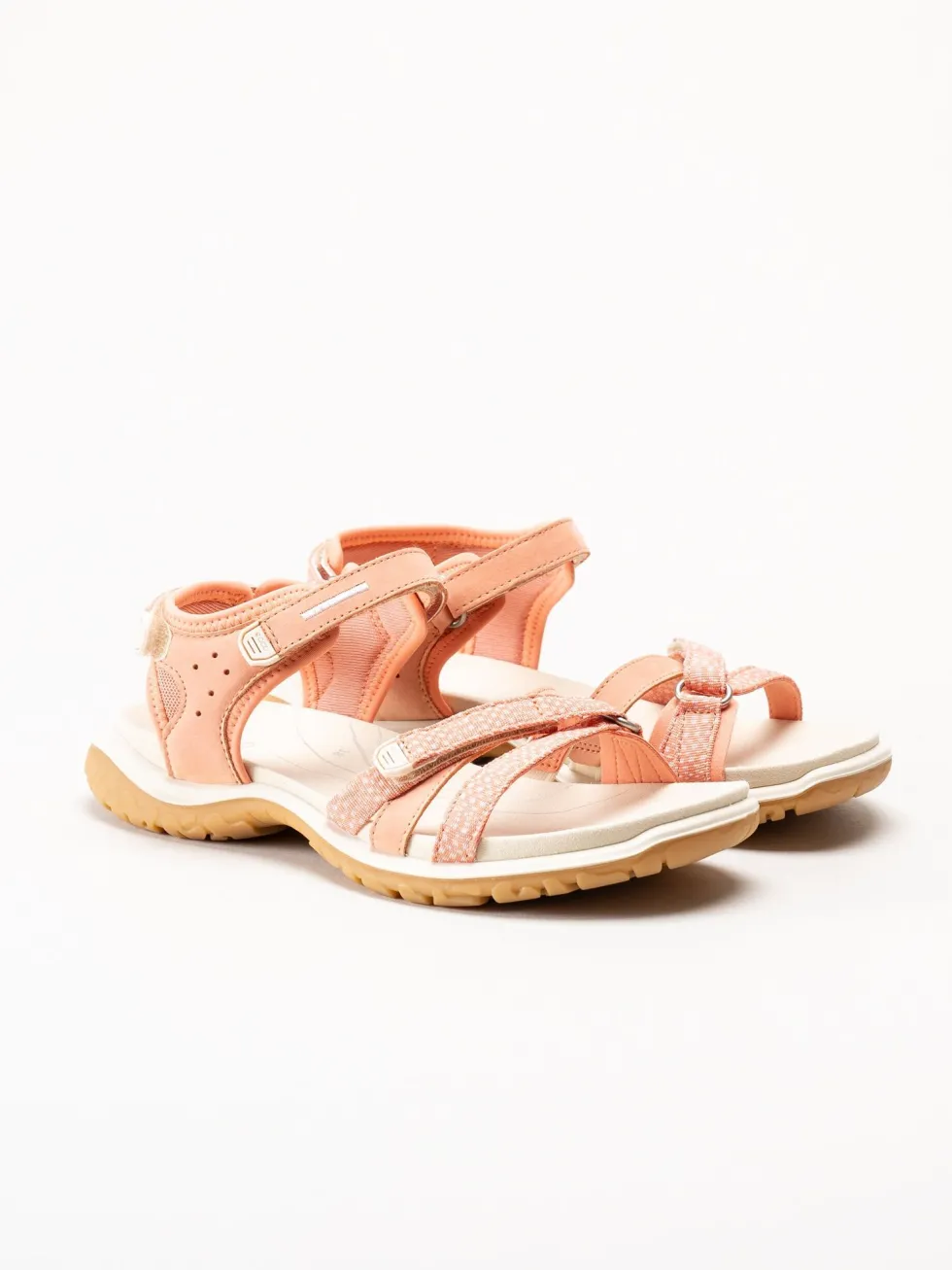 Ecco - Offroad Roam W Lea - Korallrosa sandaler i nubuck