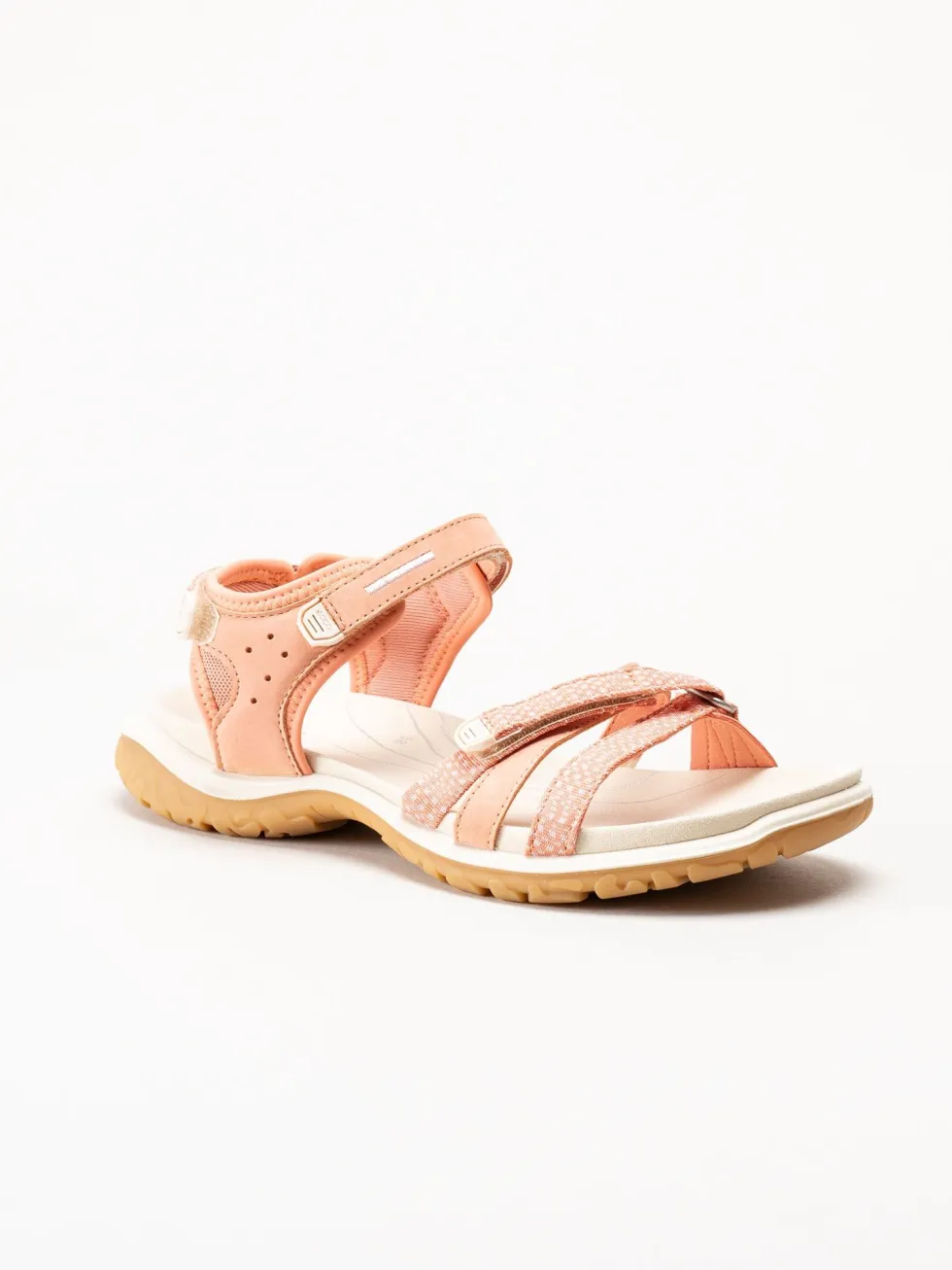 Ecco - Offroad Roam W Lea - Korallrosa sandaler i nubuck