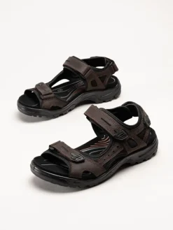 Ecco - Offroad Yucatan - Mörkbruna sportiga sandaler