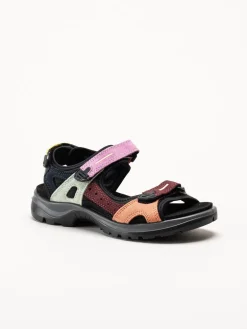 Ecco - Offroad Yucatan W - Multifärgade sandaler i mocka