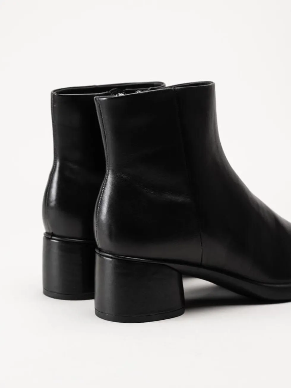 Ecco - Sculpted 35 Clean - Svarta stövletter i skinn