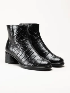 Ecco - Sculpted Lx 35 Mid Cut - Svarta boots i skinn