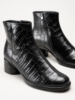 Ecco - Sculpted Lx 35 Mid Cut - Svarta boots i skinn