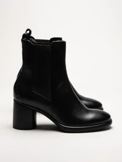 Ecco - Sculpted Lx 55 - Svarta stövletter i skinn