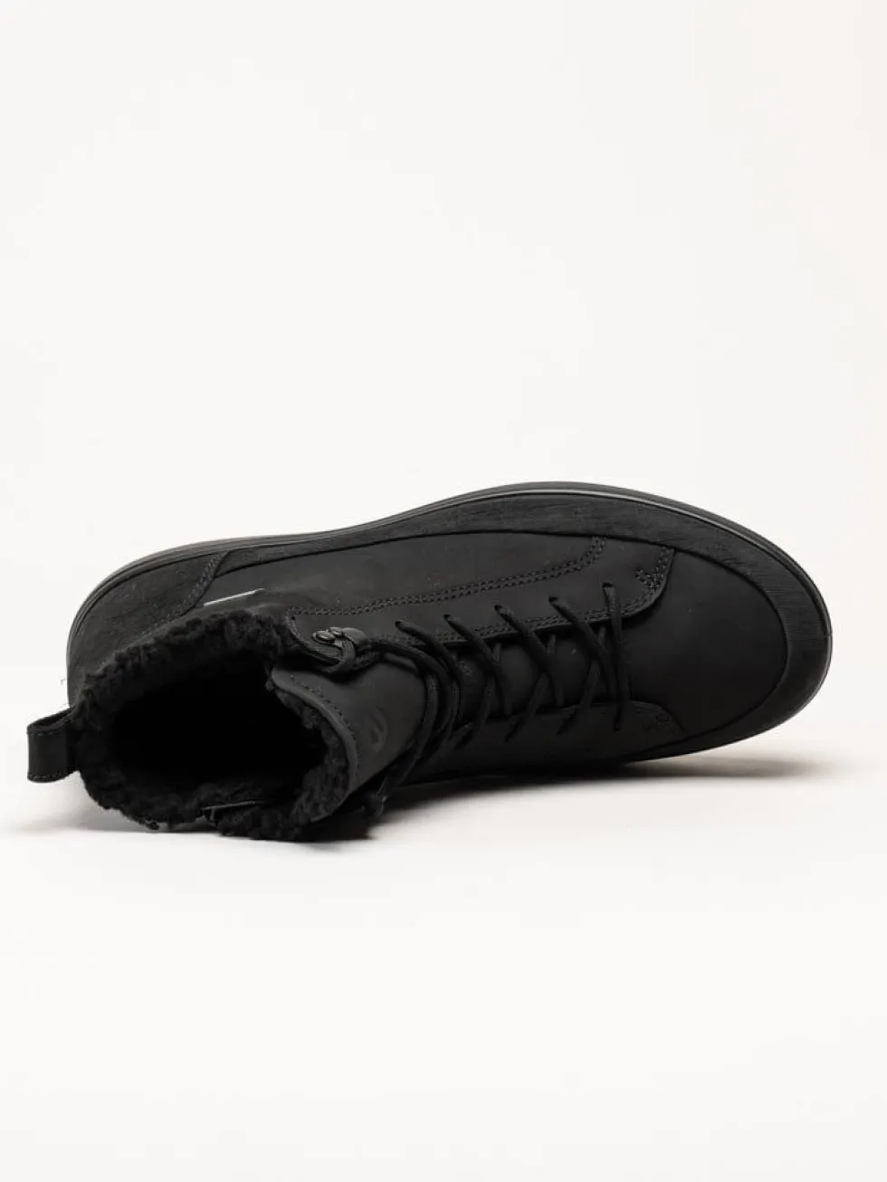 Ecco - Soft 7 Tred Mens GTX - Svarta fodrade kängor med Gore-Tex