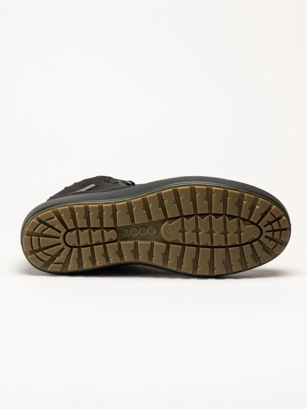 Ecco - Soft 7 Tred Mens GTX - Svarta fodrade kängor med Gore-Tex