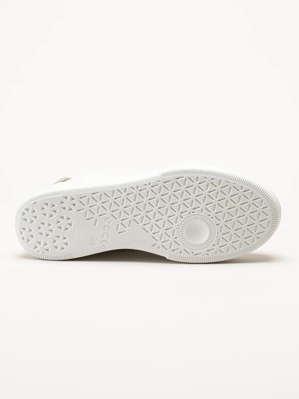 Ecco - Steet Court - Vita sneakers i skinn