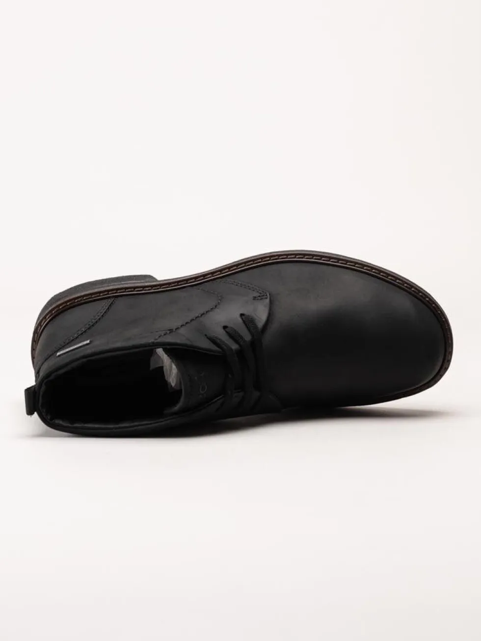 Ecco - Turn Ankle Boot GTX - Svarta kängor i oljat skinn